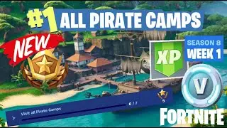 ALL 7 PIRATE CAMP LOCATIONS IN FORTNITE - 