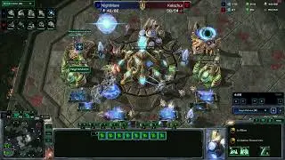 P3 Kelazhur vs NightMare PvT G1 Tropical Sacrifice DreamHack SC2 2023 Atlanta no commentary