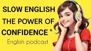 Talk about your confidence in English | learn English with podcast | slow English |