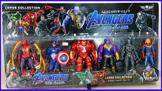 6 Bonecos Vingadores Ultimato - Coleção Marvel Avengers - Toy Brinquedos