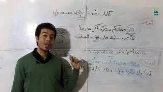 كلمات حذفت الالف من وسطها | لغتى الجميلة رابع ابتدائى