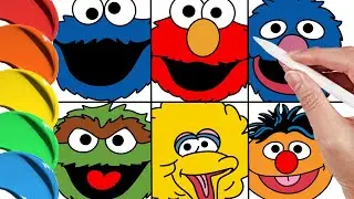 How To Draw Sesame Street / easy drawing, coloring Pages