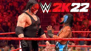 WWE 2K22 MyRISE - Fighting KANE Backstage! KANE CALLED FOR HELP! [EPISODE 7]