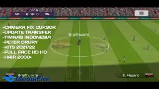 PES TM ARTS PPSSPP REAL FACE BEST GRAPHICS HD NEW UPDATE KITS 2021/22 PETER DRURY COMENTARY