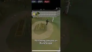 Following People On Runescape #osrs #runescape #gaming #2007scape #oldschoolrunescape #bigshot