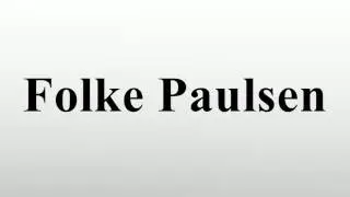 Folke Paulsen