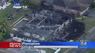 Fire Destroys Plantation Home