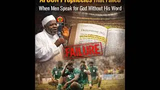 AFCON Prophecies That Failed | When Men Speak for God Without His Word | ON THE LORD'S SIDE Podca...