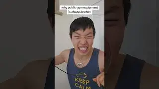 Why public gym equipment is always broken #funny #relatable #gym #shorts