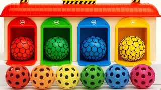 Satisfying Garage ASMR | Making 5 Funny Super Jelly Balls Diy Full Relax Sound Cutting Garage ASMR