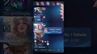When Top 1 Global Rafaela Play Solo Rank!🔥(Team Shocked?!!)😳 #shorts #ytshorts