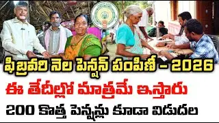 Ap february month pensions latest news 2026|ap new ntr bharosa pensions latest update|ap pensions