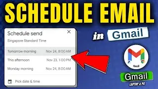 Как запланировать отправку электронного письма в Gmail