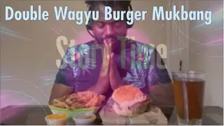 BurgerFi Double Swag Spicy Wagyu Burger Mukbang| Chefleftovers Mukbang StoryTime