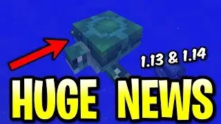 Minecraft HUGE AQUATIC UPDATE NEWS! 1.13 & 1.14 PE, Xbox, PS4 & Switch