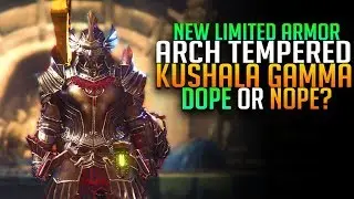 NEW KUSHALA GAMMA ARMOR REVIEW! NEW LAYERED ARMOR! Monster Hunter World Event Armor