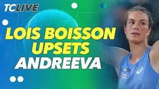 Wildcard Lois Boisson Upsets Andreeva, Into Semifinals | 2024 Roland Garros | TC Live