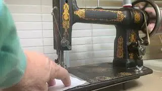 Threading the A.G. Mason New Improved Family Sewing Machine Serial # 6503526