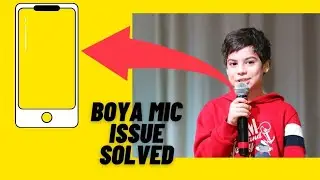 Boya Mic not connecting problem solved real me mobile #short
