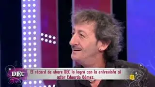 Eduardo Gómez entrevista en el último programa de ¿DEC? en Antena 3 | Logró la entrevista más vista