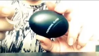 Girls Love Demonstrates the Anti Attack Personal Alarm Keychain
