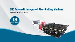 CNC Automatic integrated Glass Cutting machine #engraving#machinery#Glass#device#slicing