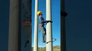 Climbing Pole Magic! This Tool Makes High - Altitude Work Safer and More Efficient