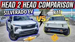 CHEVY SILVERADO EV vs RIVIAN R1T: Detailed Comparison of Performance, Range, Styling & Features