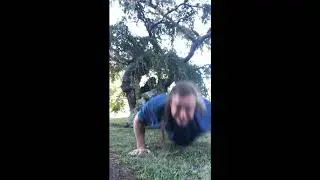Behind the back clap push ups!