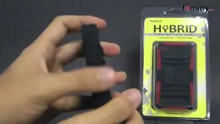 Amzer&reg; Hybrid Kickstand Case for iPhone 4/4S Review in HD