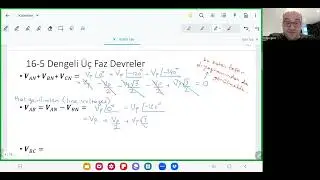 ELE 202 Konu 8-b: Dengeli Üç Faz Devreler