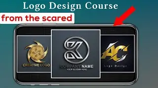 Professional course on designing logos with mobile from scratch - Logo Design Tutorial
