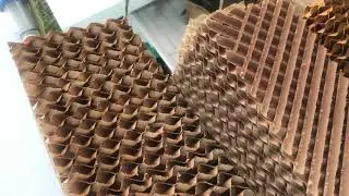 all about honeycomb cooling pad machinery 1100 type
