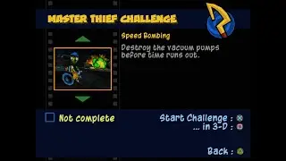 SLY 3: HONOUR AMONG THIEVES | Master Thief Challenge - Speed Bombing (PS2/PS5)
