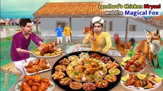 Landlord's Chicken Biryani and the Magical Fox |Funny Video | Hindi KahaniyaNew edit by t story