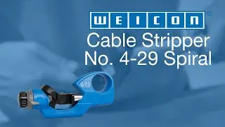 Round, longitudinal and circular cutting | WEICON TOOLS Cable Stripper No. 4-29 Spiral