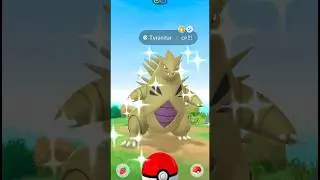 Catch first Shiny Mighty Pok&eacute;mon of the Event! #shorts #shiny #mighty #catch #evolved #tyranitar