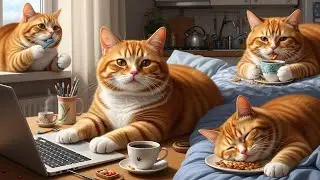 A Day in the Life of a Cat 🐾 | Realistic Cat Doing Human Things!