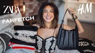WHAT I BOUGHT IN EUROPE + DESIGNER TRY-ON HAUL! (ft. FARFETCH, Zara & H&M) | 2023
