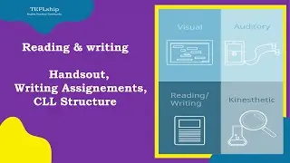 7 Reading &Writing - Handouts, Writing Assignments, CLL Structure - Learning Styles