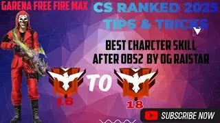 CS Ranked Pro Tips 🔥 OG Raistar Style Gameplay | Free Fire Rank Push