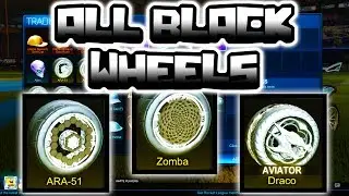 BUYING EVERY BLACK WHEEL IN ROCKET LEAGUE!!