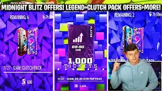 MIDNIGHT BLITZ OFFERS! LEGEND AND CLUTCH PACK OFFERS! TAVON AUSTIN AND MORE! | MADDEN 22