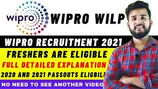 WIPRO JOBS FOR FRESHERS 2021 | OFF CAMPUS DRIVE FOR 2021 BATCH | WIPRO WILP | FREE MTECH BY WIPRO