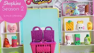 Shopkins Season 2 (12 PACK OPENING) with TWO Mystery Surprise Blind Bags and a Fluffy Baby Shopkins