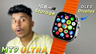 MT9 Ultra Smartwatch With 2.2&rdquo; Oled HD Display🔥|| 1 GB Storage, Download Songs, Pair TWS😳||