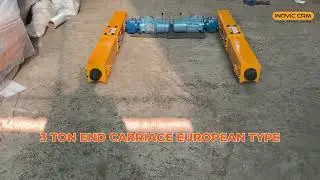 3 Ton Single Girder European Type End Carriage | 5 Meter Span | Heavy Duty Crane