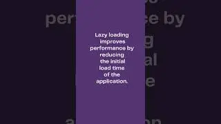 What is lazy loading in Angular?  