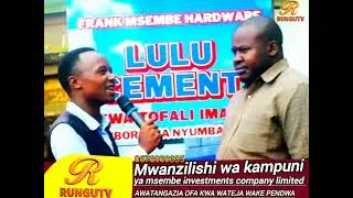 Mwanzilishi wa kampuni ya msembe investments company limited 