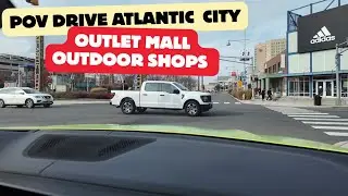BMW X6M POV - Atlantic City Resort to Outlet mall. Great views! 